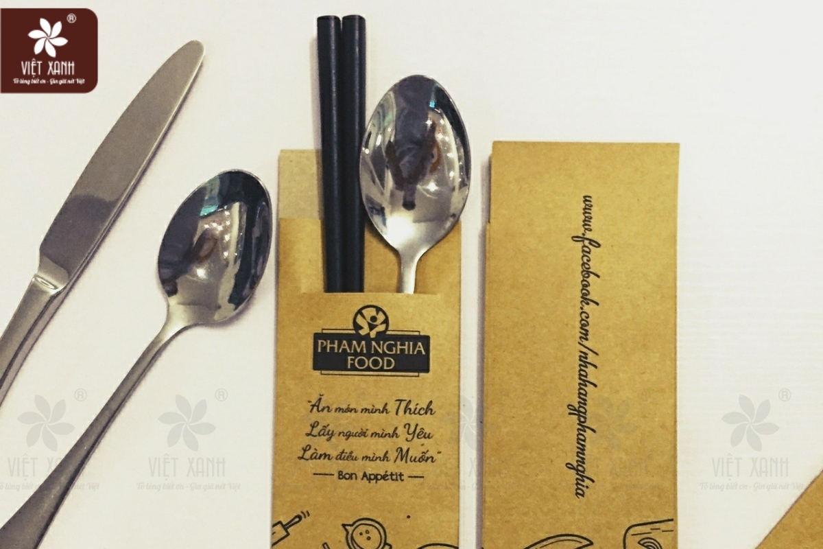 Tầm quan trọng của bao giấy đũa và muỗng trong vận hành nhà hàng