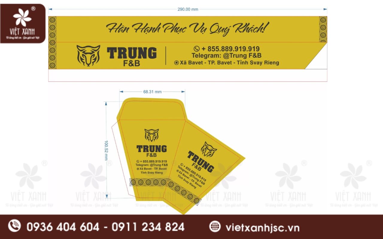 thiết kế bao tăm tre