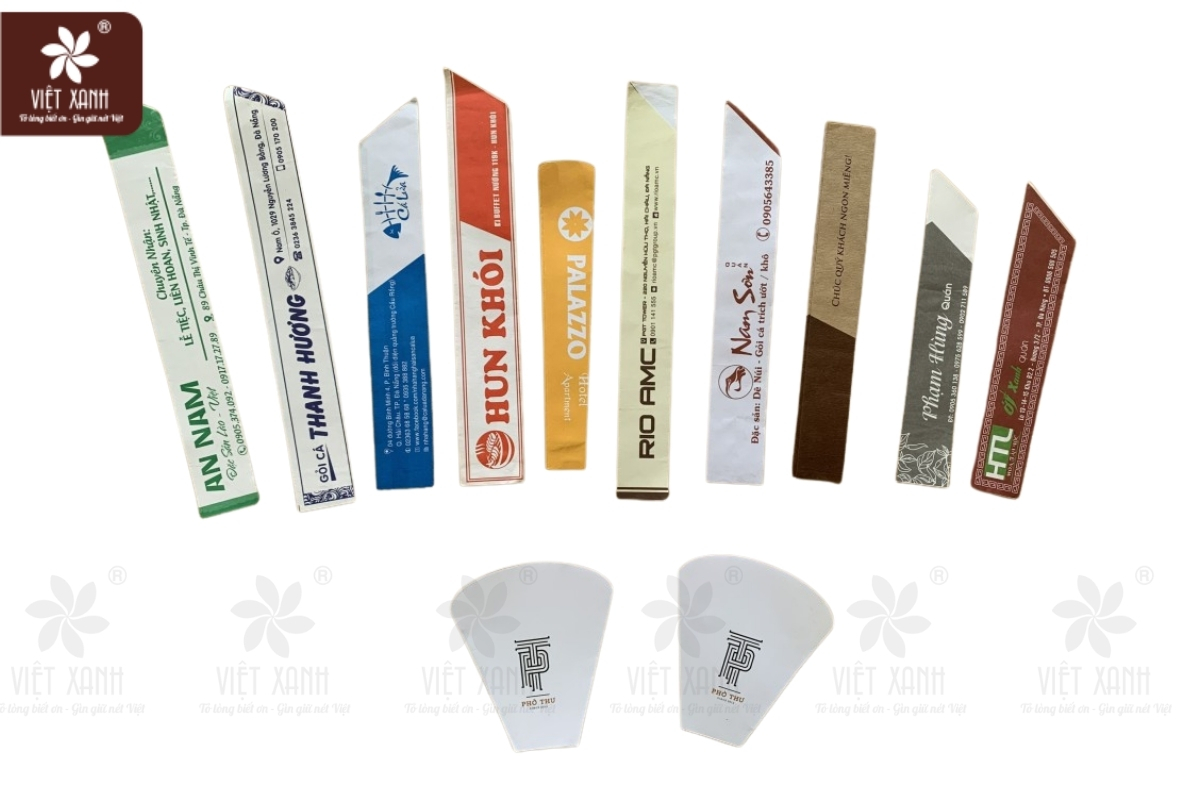 Tiêu chuẩn thiết kế và in ấn bao giấy đũa và muỗng chất lượng