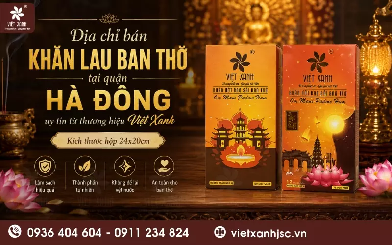khăn lau ban thờ tại quận hà đông