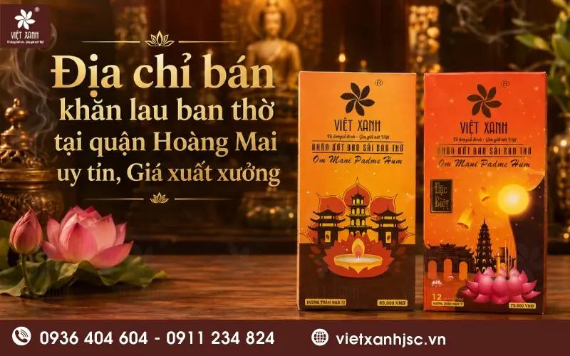 khăn lau ban thờ tại quận hoàng mai