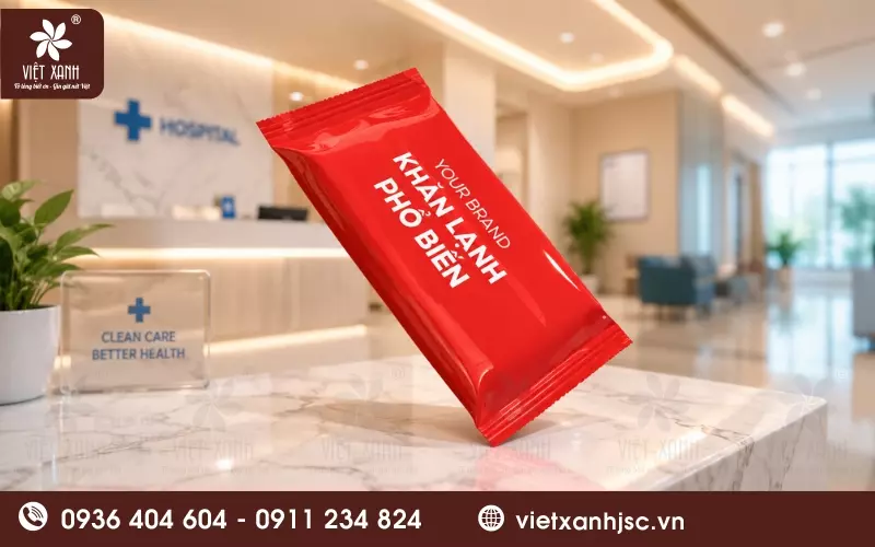 Khăn lạnh bệnh viện - Tiêu chuẩn y khoa khắt khe không thể thỏa hiệp