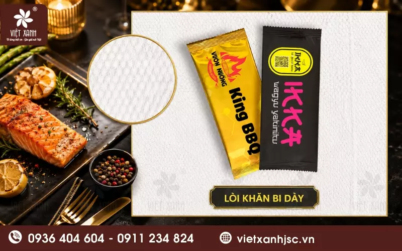 Khăn ướt - Khăn lạnh quán Buffet