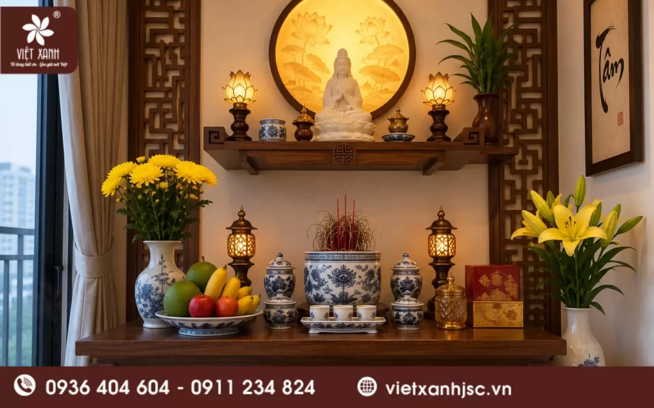 bàn thờ chung cư nên đặt ở đâu