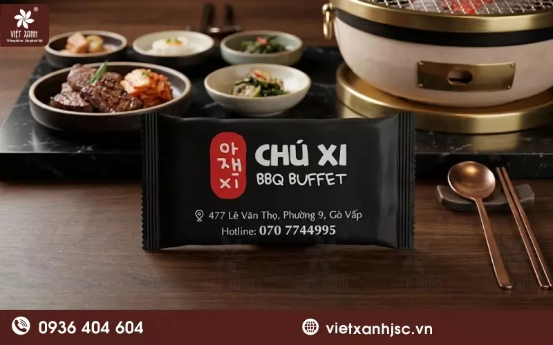 khăn lạnh tại bến xe an sương