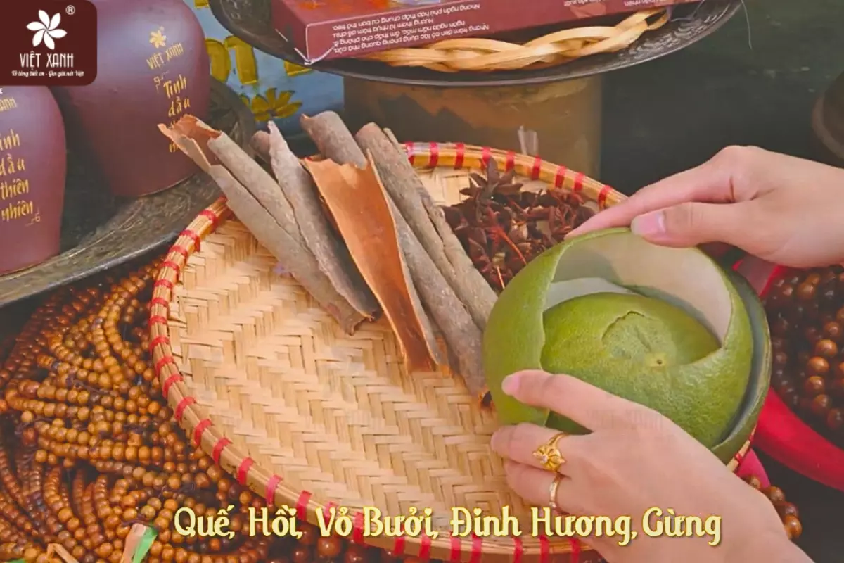 khăn lau tượng Phật Việt Xanh thành phần thiên nhiên