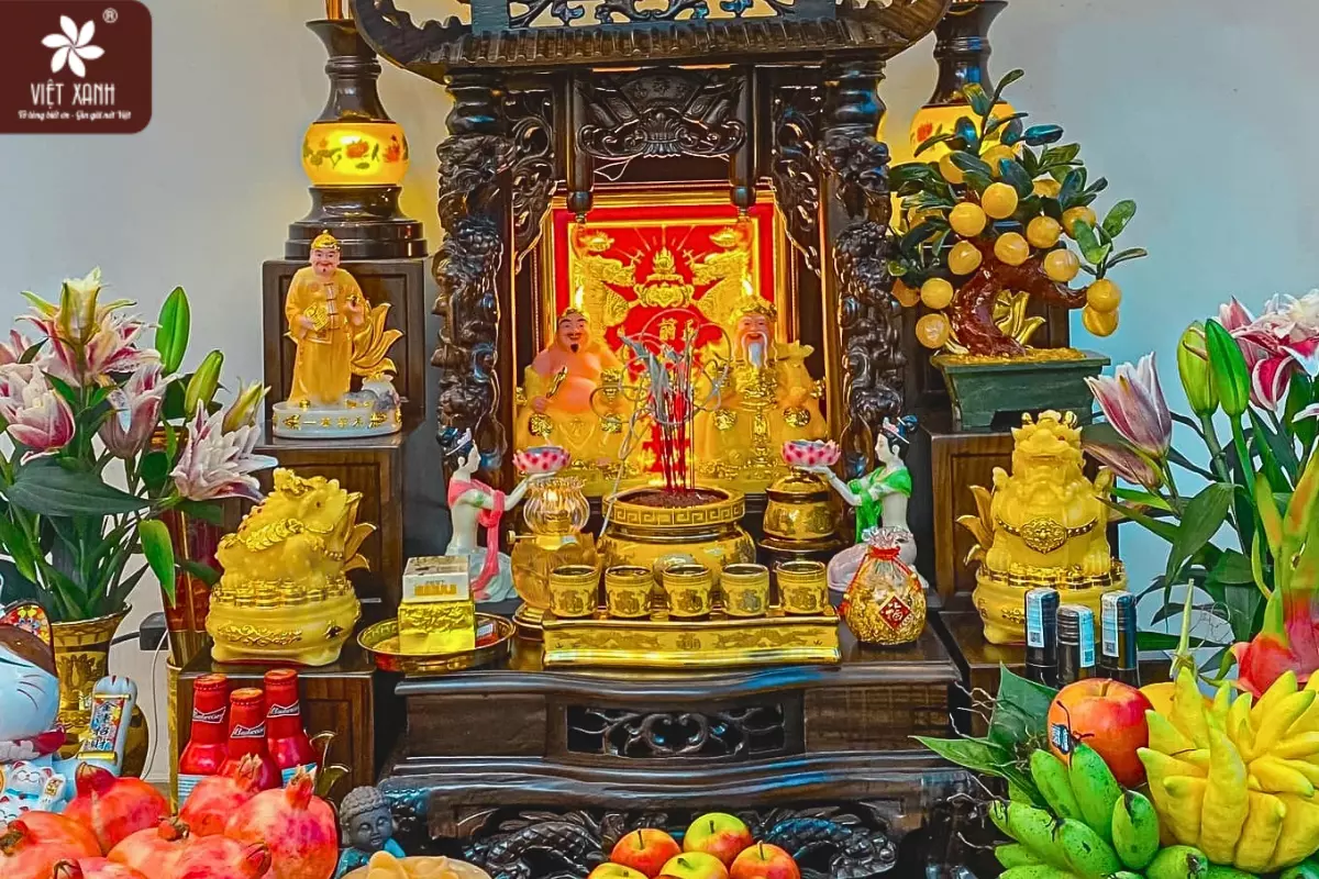 tầm quan trọng của vị trí sắp xếp bàn thờ thần tài