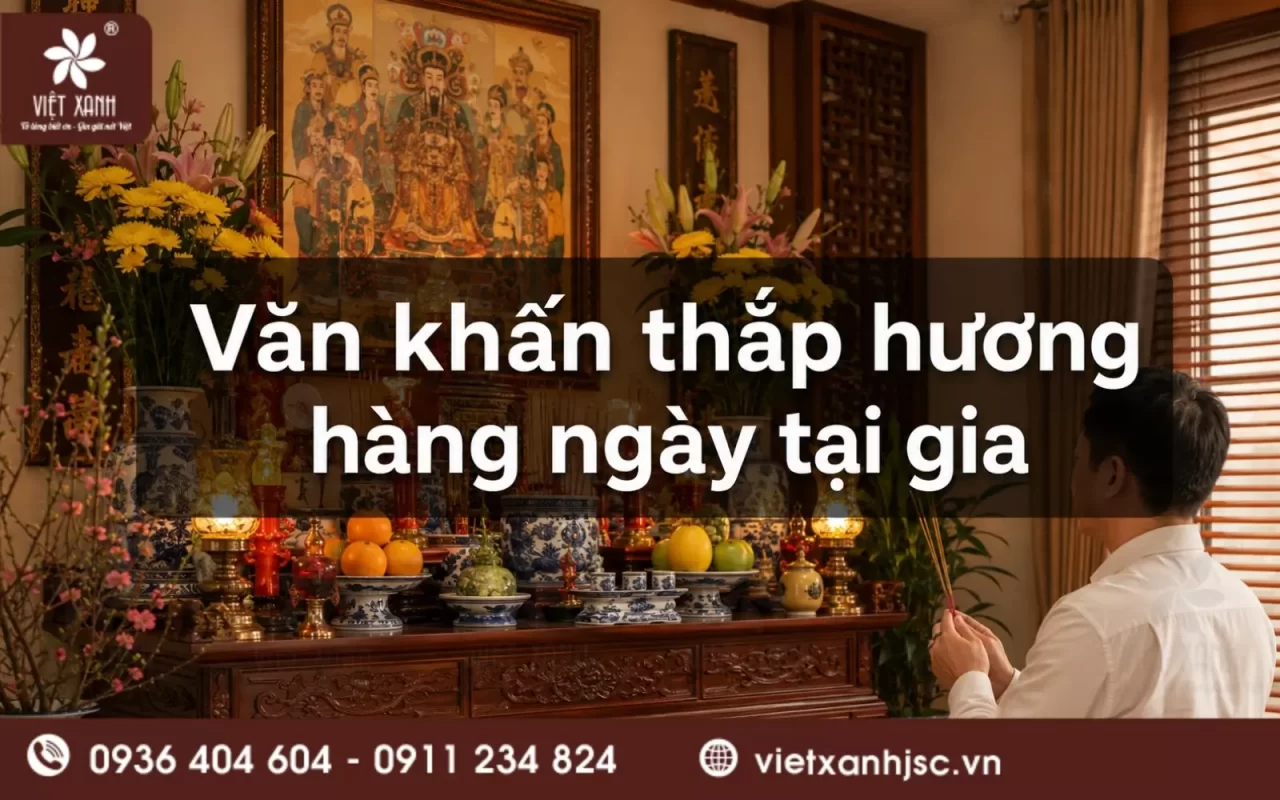 văn khấn thắp hương hàng ngày