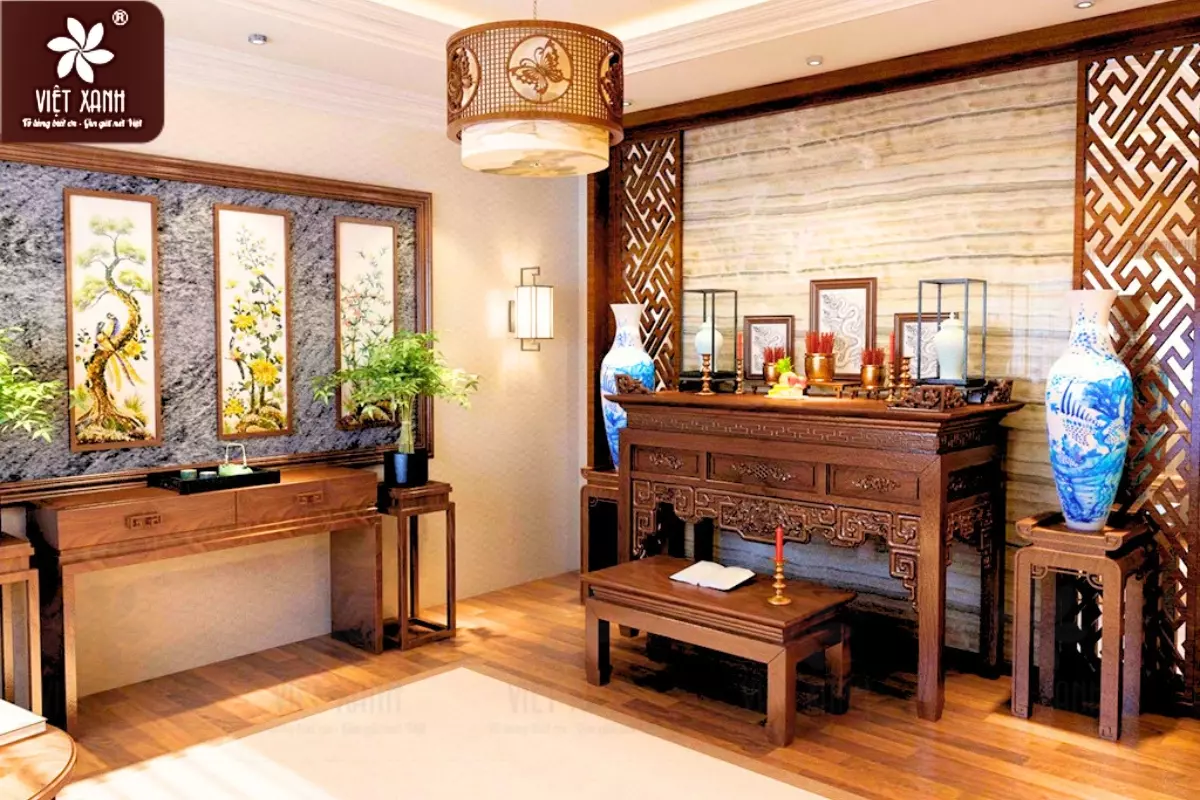 đặt phòng thờ ở tầng 4