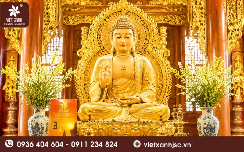 khăn lau tượng Phật