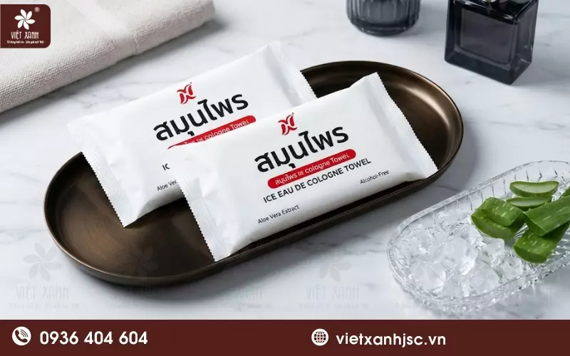 khăn ướt tại hoàng mai