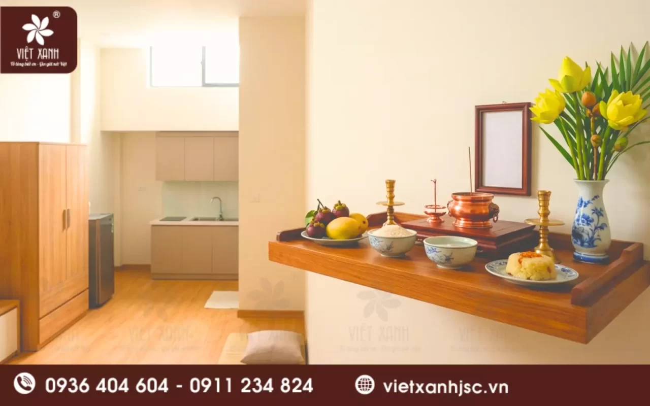 nên đặt bàn thờ ở đâu trong phòng trọ