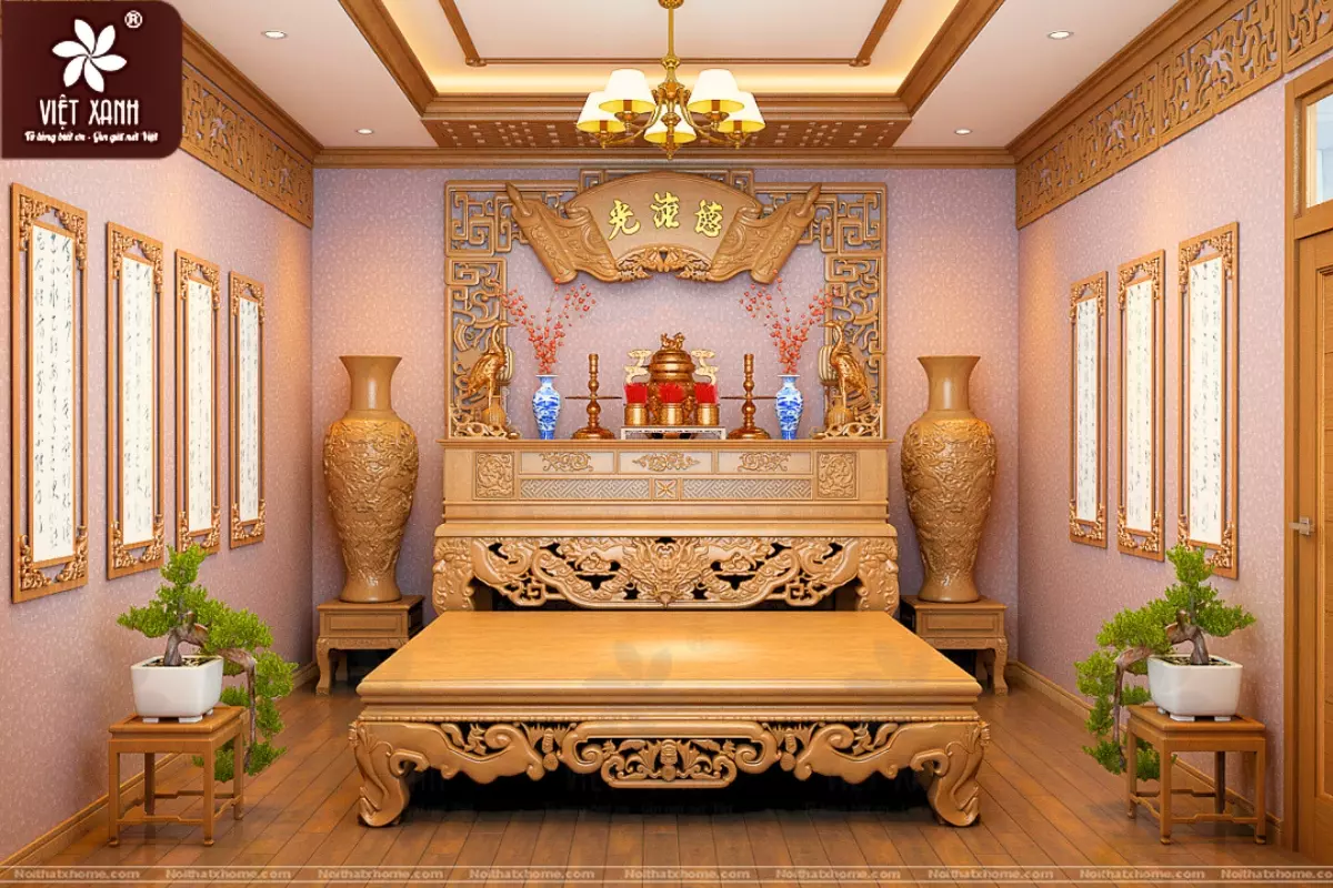 nhà 4 tầng nên đặt bàn thờ ở đâu là hợp lý nhất