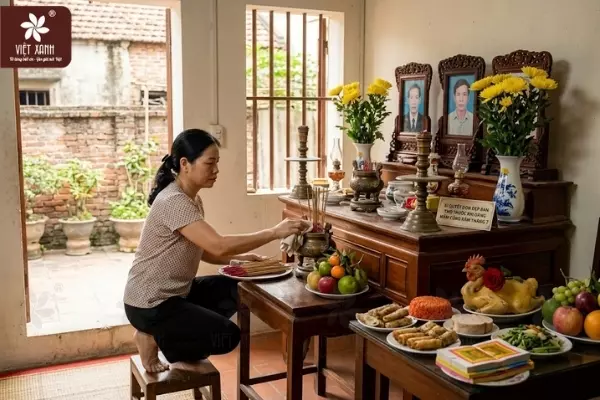 Bí quyết dọn dẹp ban thờ trước khi dâng mâm cúng rằm tháng 7