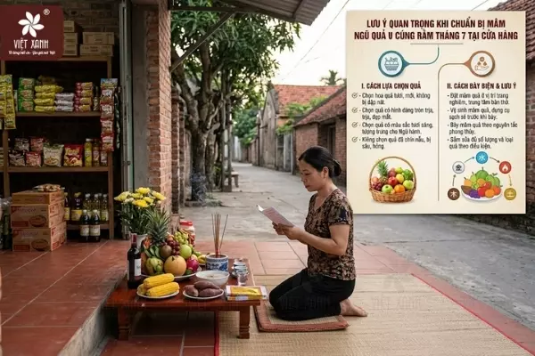 Các kiêng kỵ cần tránh khi chuẩn bị văn khấn rằm tháng 7 tại cửa hàng