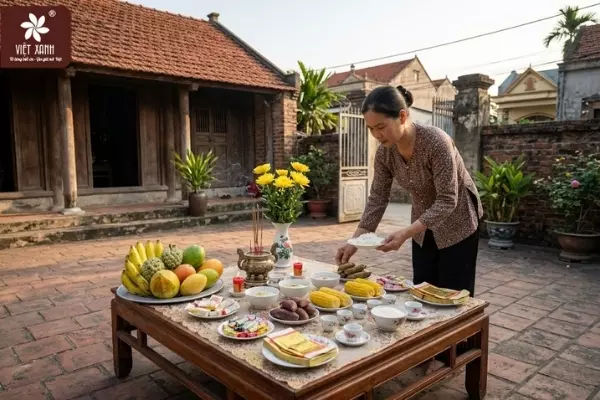 Bí quyết dọn dẹp ban thờ trước khi dâng mâm cúng rằm tháng 7