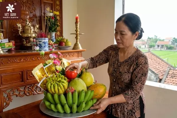 Cách bày biện mâm ngũ quả cúng rằm tháng 7 đẹp mắt và trang nghiêm