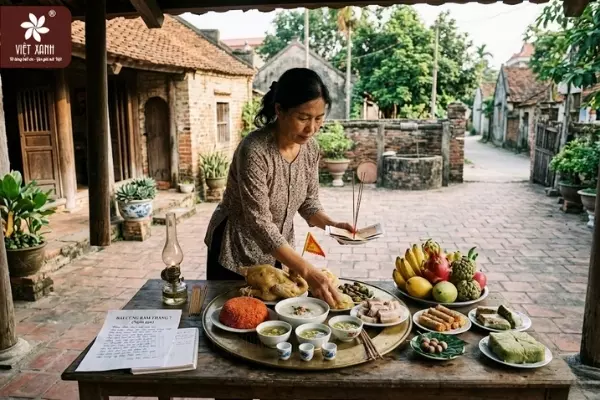 Cách chuẩn bị lễ vật trước khi đọc bài cúng rằm tháng 7 ngắn gọn
