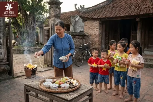 Cách xử lý đồ lễ sau khi đọc bài văn khấn chúng sinh rằm tháng 7