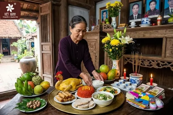 Chi tiết lễ vật và mâm cúng rằm tháng 7 cần những gì cho gia tiên