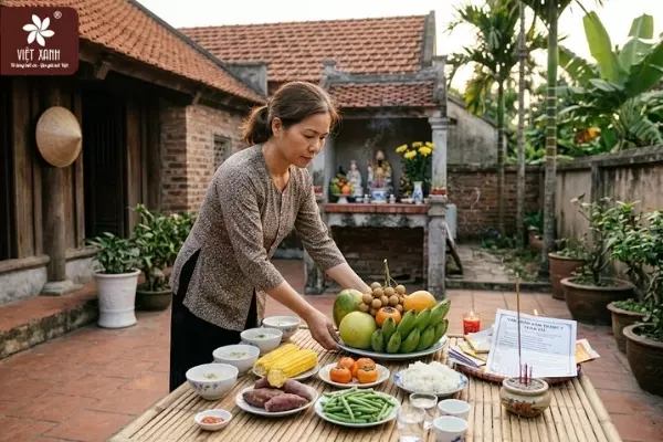 Công tác chuẩn bị trước khi đọc văn khấn rằm tháng 7 thần tài