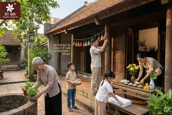 Giải pháp duy trì sinh khí tốt lành sau rằm tháng 7 âm lịch