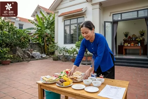 Hướng dẫn sắm lễ trước khi đọc văn khấn rằm tháng 7 cô hồn