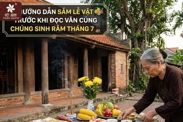 Hướng dẫn sắm lễ vật trước khi đọc văn cúng chúng sinh rằm tháng 7