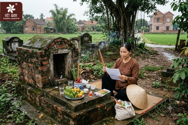 Lưu ý khi thực hiện đọc văn khấn rằm tháng 7 ngoài mộ