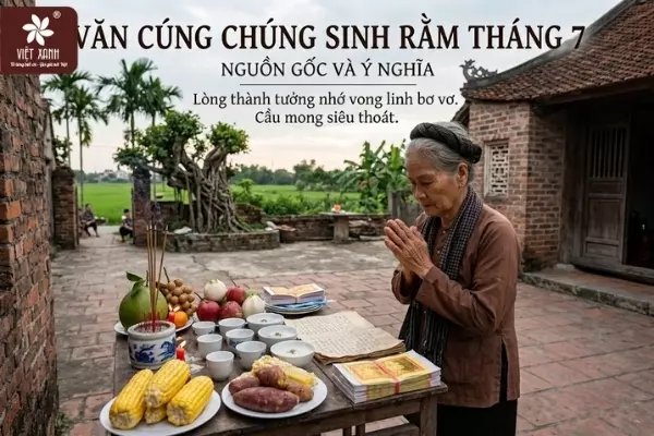 Nguồn gốc và ý nghĩa của văn cúng chúng sinh rằm tháng 7
