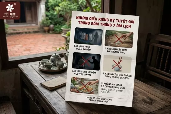Những điều kiêng kỵ tuyệt đối trong rằm tháng 7 âm lịch