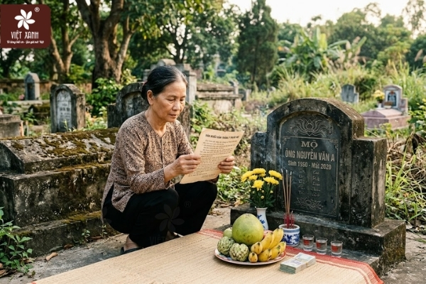 Nội dung chi tiết bài văn khấn rằm tháng 7 ngoài mộ
