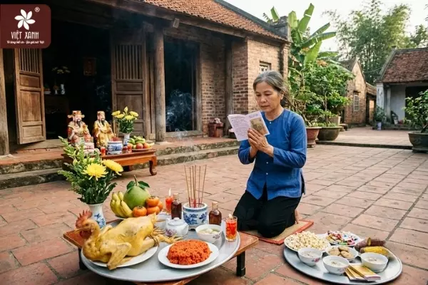 Nội dung chi tiết bài văn khấn rằm tháng 7 thần tài