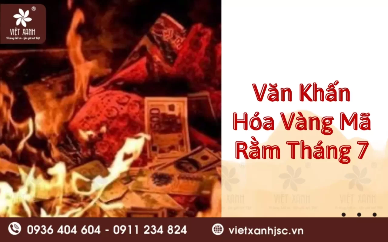 văn khấn hóa vàng mã rằm tháng 7