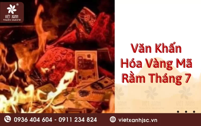 văn khấn hóa vàng mã rằm tháng 7