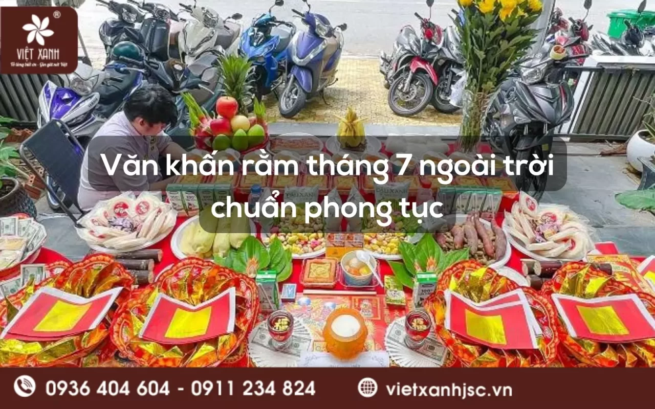 văn khấn rằm tháng 7 ngoài trời