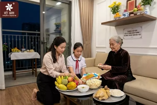 Ý nghĩa sâu sắc của lễ cúng rằm tháng 7 tại nhà trong văn hóa Việt