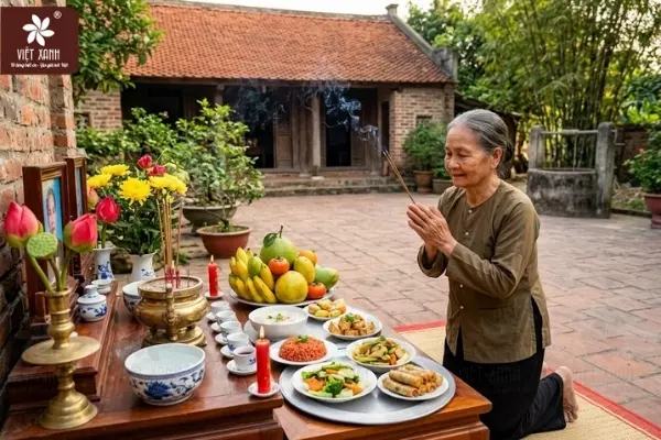 Ý nghĩa sâu sắc của việc dâng mâm cúng chay rằm tháng 7