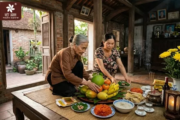 Ý nghĩa tâm linh của việc chuẩn bị mâm ngũ quả cúng rằm tháng 7