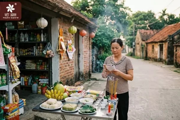 Ý nghĩa thiêng liêng của việc đọc văn khấn rằm tháng 7 tại cửa hàng