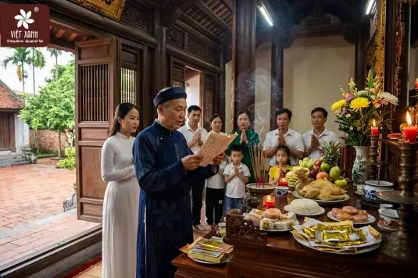 Ý nghĩa thiêng liêng của việc đọc văn khấn rằm tháng 7 tại nhà thờ họ