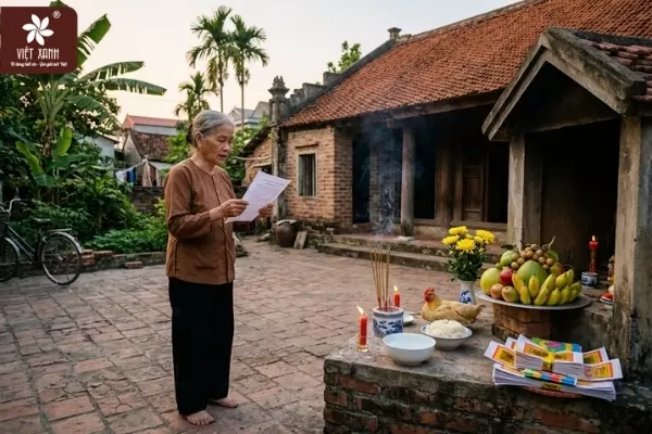 Ý nghĩa thiêng liêng của việc đọc văn khấn rằm tháng 7 thổ công