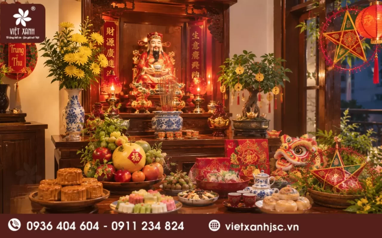 cúng rằm trung thu ban thần tài