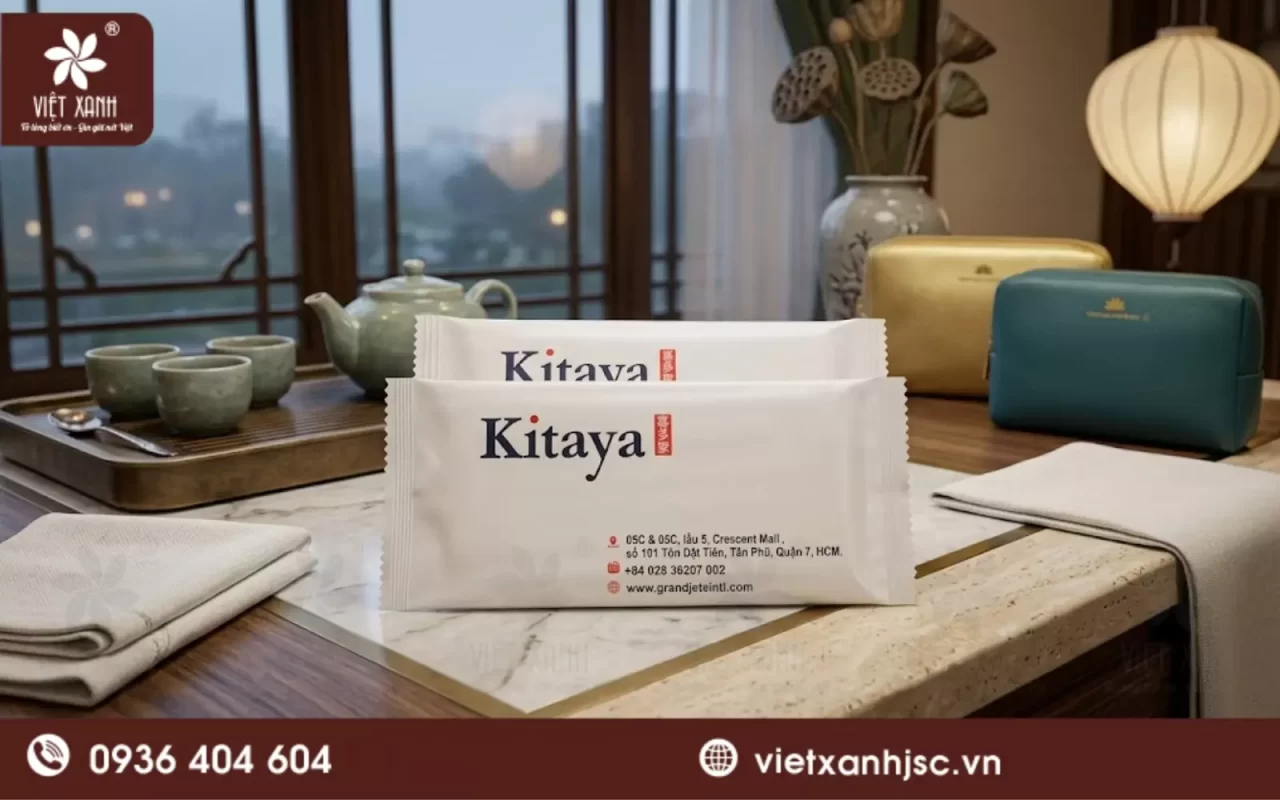 khăn ướt tại bãi cháy