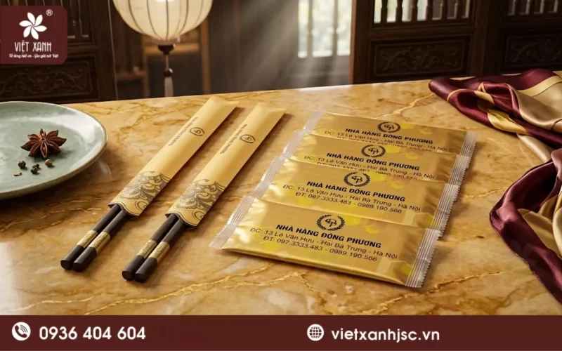khăn ướt tại bến ninh kiều