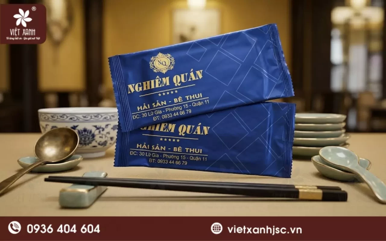 khăn ướt tại bến xe miền đông