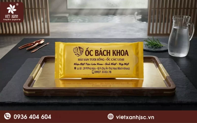 khăn ướt tại chùa hương