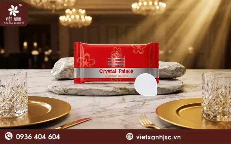 khăn ướt tại cửa lò
