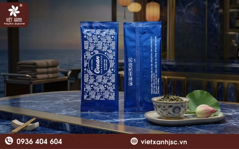 khăn ướt tại khu du lịch hồ trám