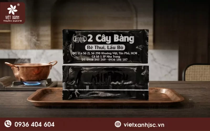 khăn ướt tại khu trung sơn